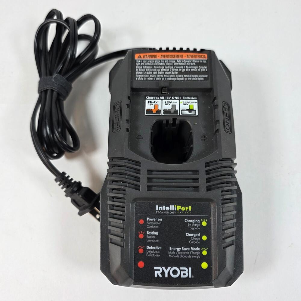 Ryobi ONE+ P118 18V NiCd Lithium Ion Battery Charger IntelliPort Tested